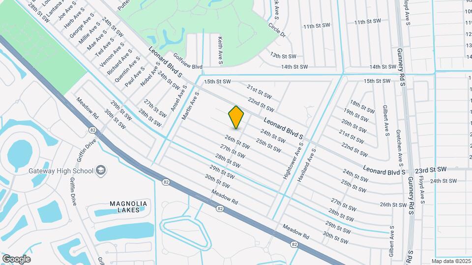 4707 25th St SW Map and Location Details