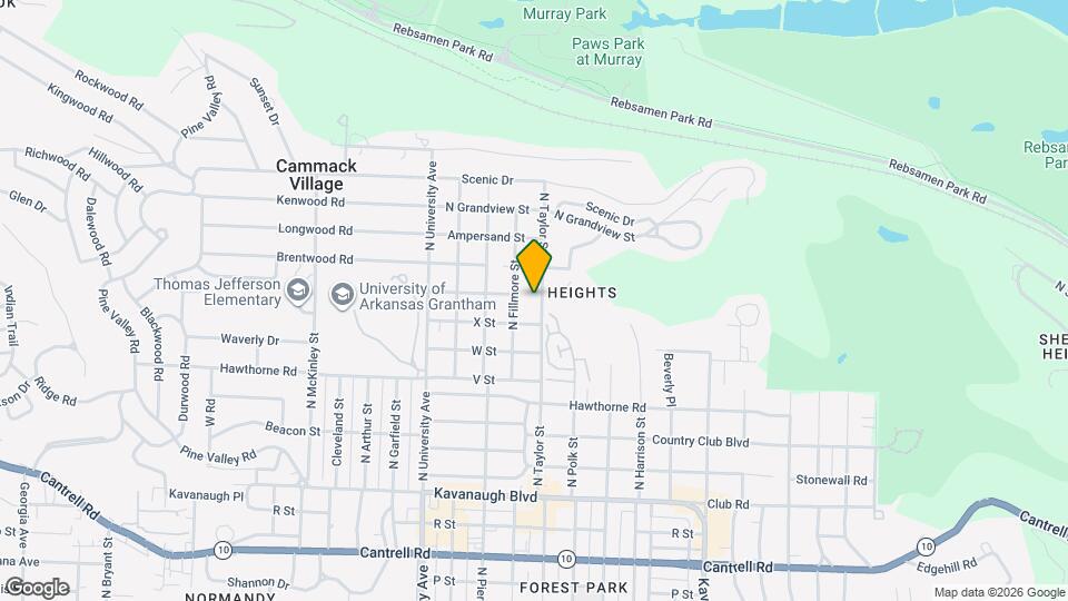 2620 N Taylor St Map and Location Details