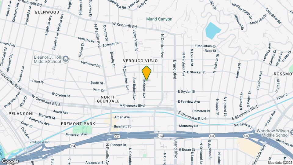 1128 Melrose Ave Mapa y Detalles de la Ubicación