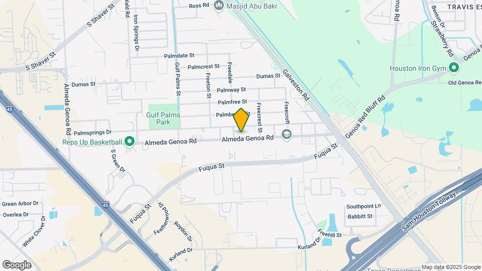 12413 Almeda Genoa Rd Map and Location Details
