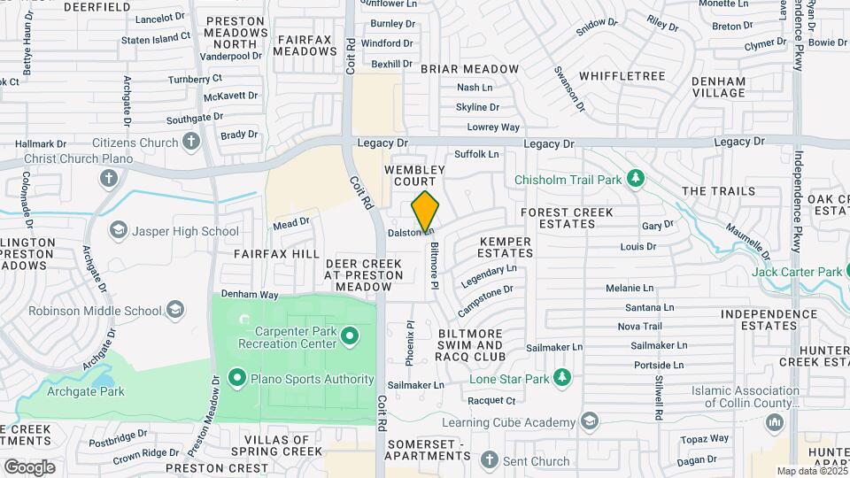 3920 Dalston Ln Map and Location Details