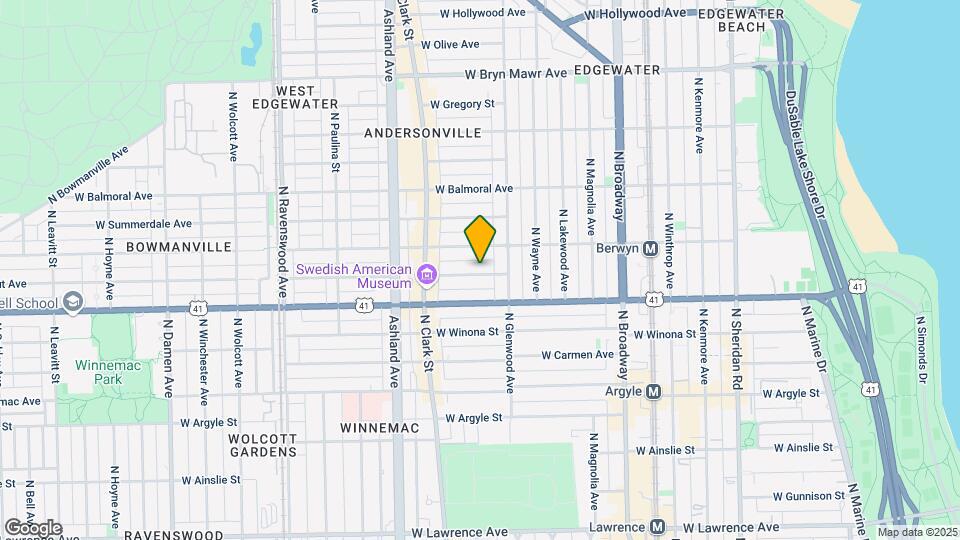 1426-1428 W Farragut Ave Map and Location Details