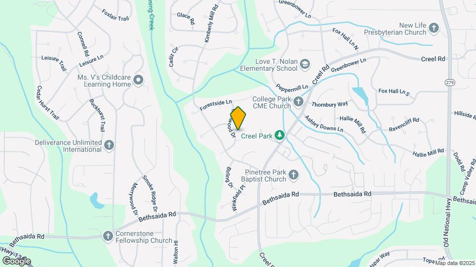 6940 Cainwood Dr Map and Location Details