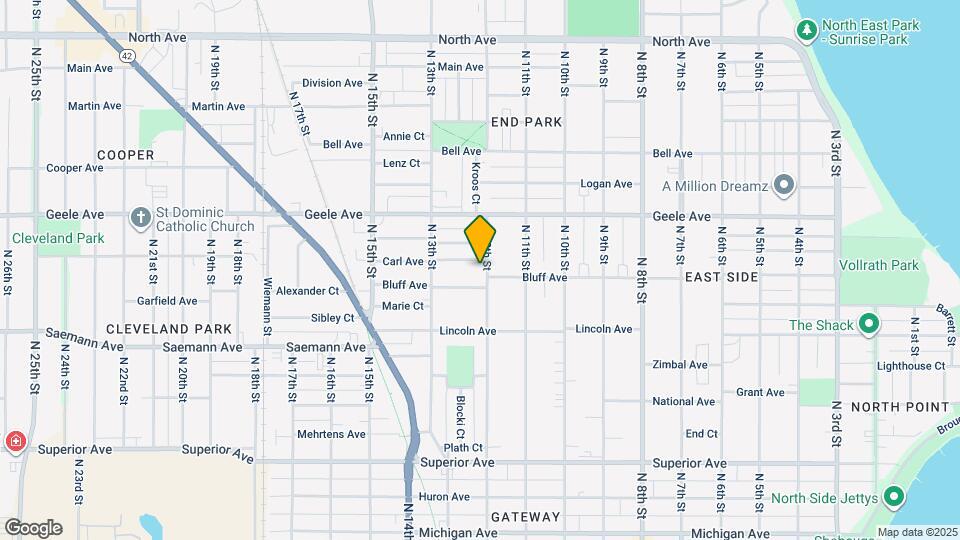 2016 N 12th St Map and Location Details