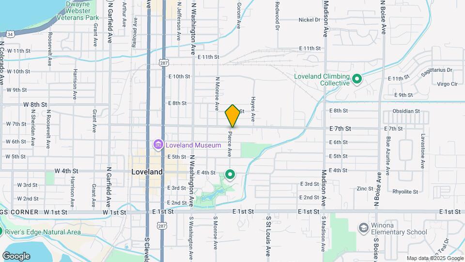 804 E 7th St Map and Location Details