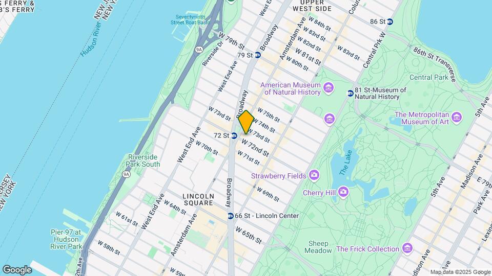 167 W 72nd St Map and Location Details