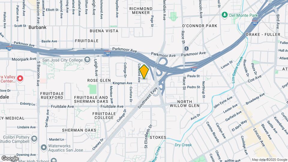 1427 Kingman Ave Map and Location Details