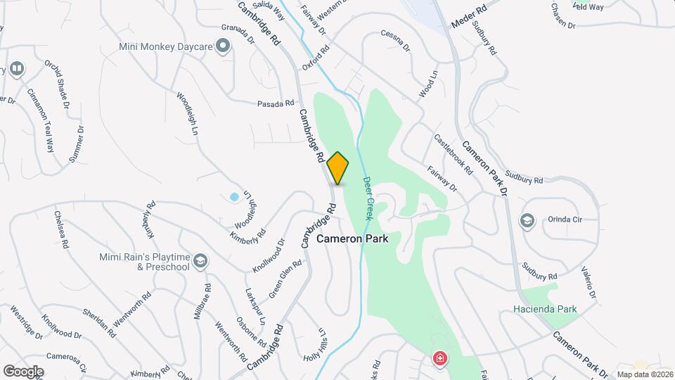 3471 Cambridge Rd Map and Location Details