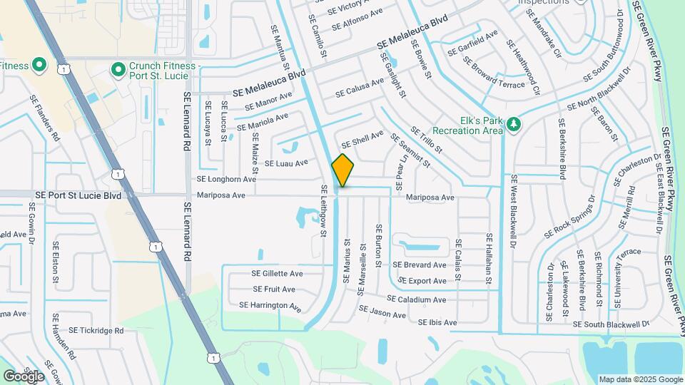 2501 SE Mariposa Ave Map and Location Details