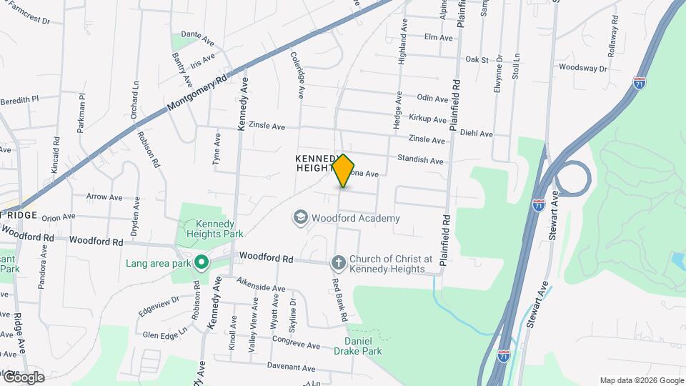 6128 Red Bank Rd Map and Location Details