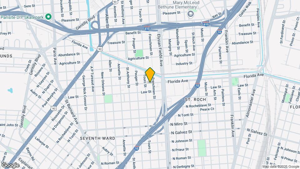 2150 Hope St Map and Location Details