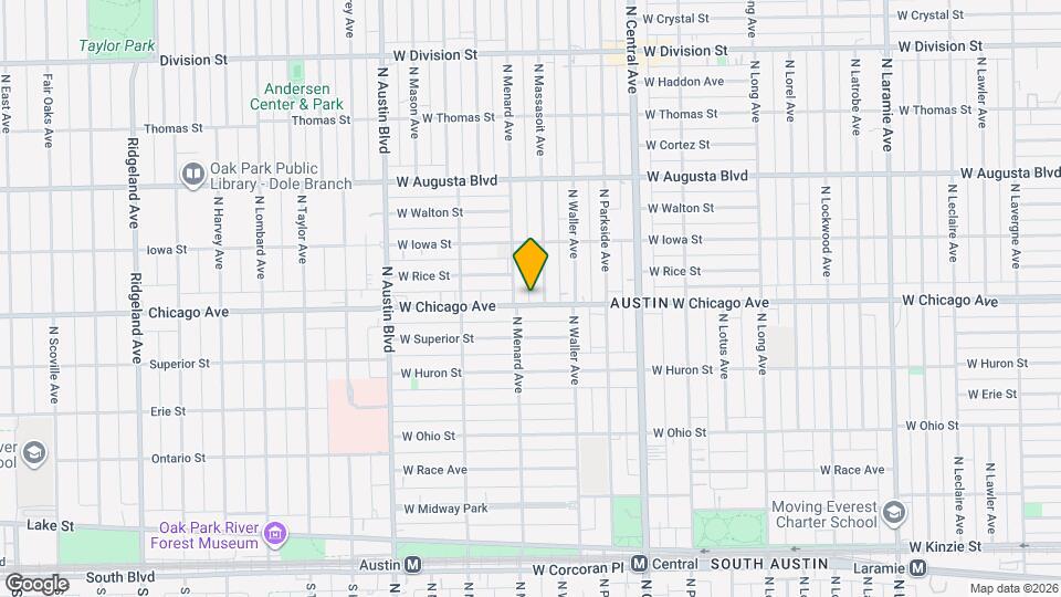 5742 W Chicago Ave Map and Location Details