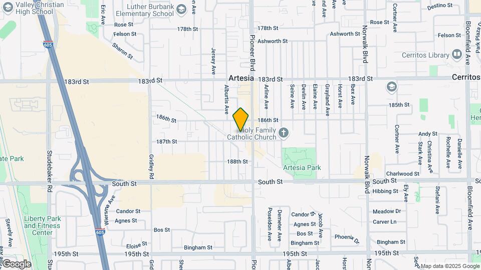 18634 Corby Ave Map and Location Details