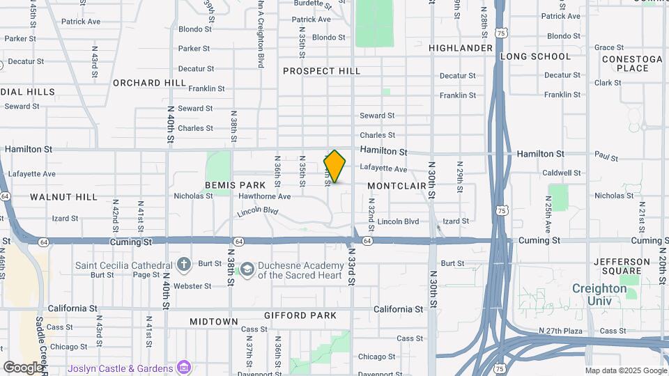 3321 Myrtle Ave Map and Location Details