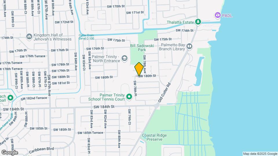 7860 SW 180th St Map and Location Details