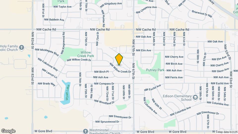 6855 NW Willow Springs Dr Map and Location Details