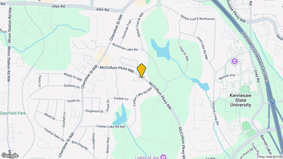 1115 Country Club Pl Map and Location Details