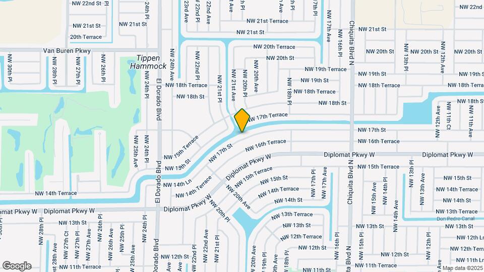 2019 NW 17th St Map and Location Details