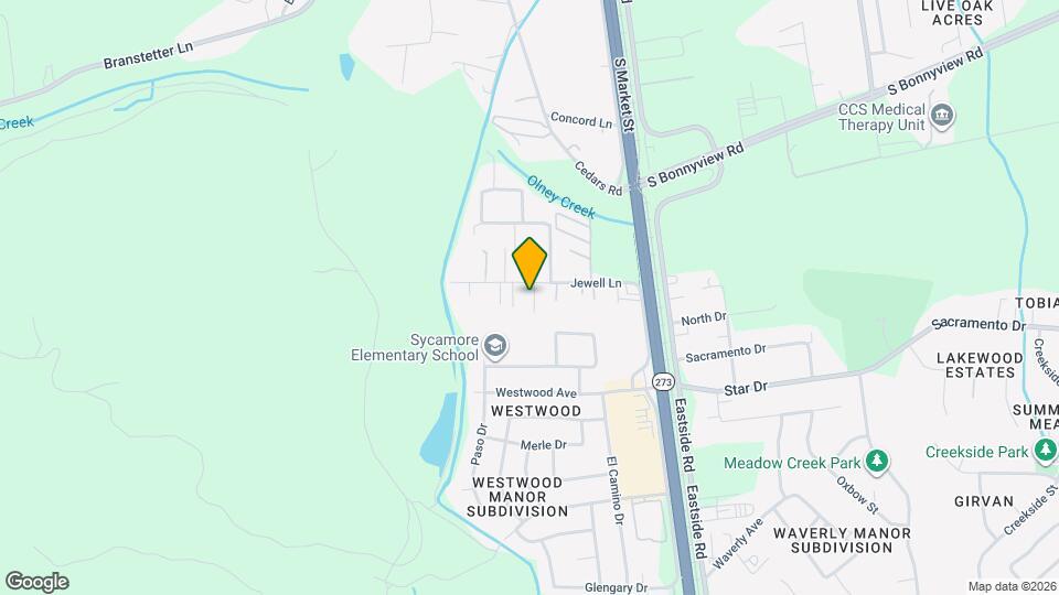 2061 Jewell Ln Map and Location Details