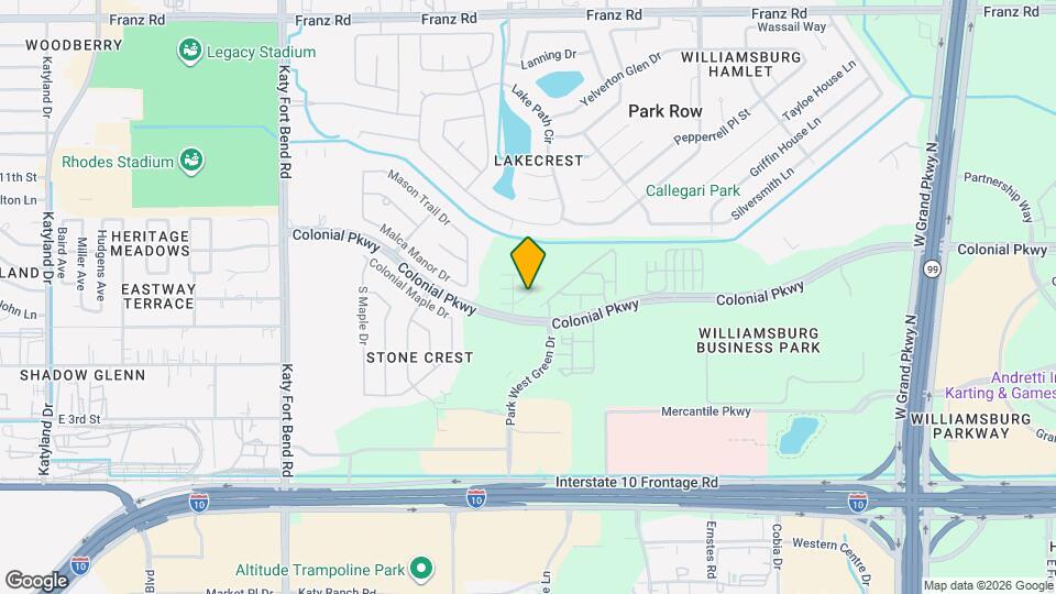1518 Colonial Gorge Dr Map and Location Details