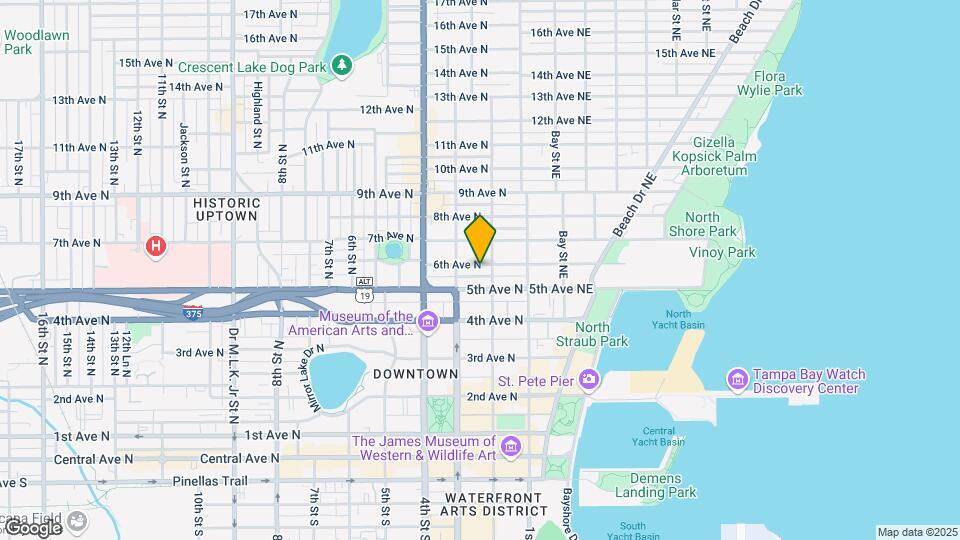 The Siena Downtown Condominium Map and Location Details