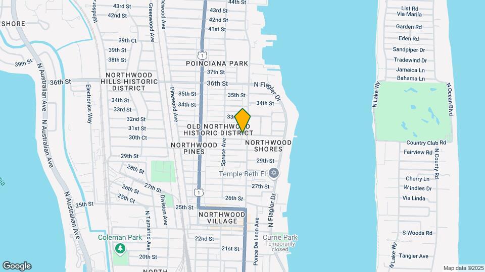 405 31st St Map and Location Details