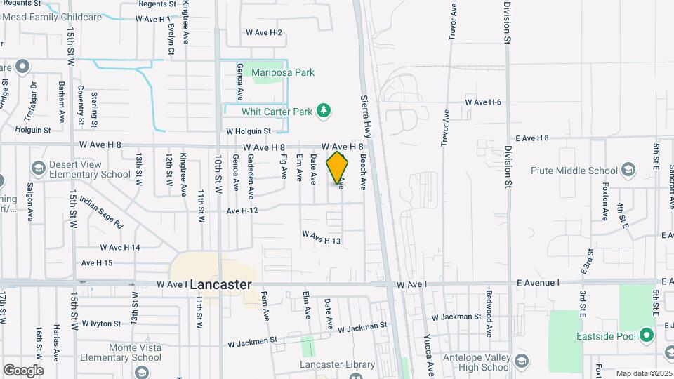 45421 Cedar Ave Map and Location Details