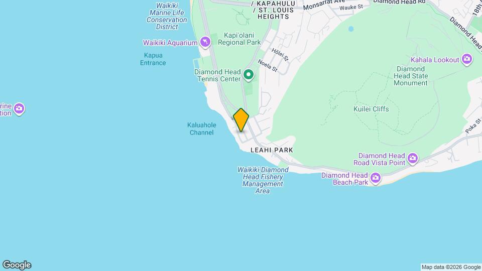 3030 Kalakaua Ave Map and Location Details