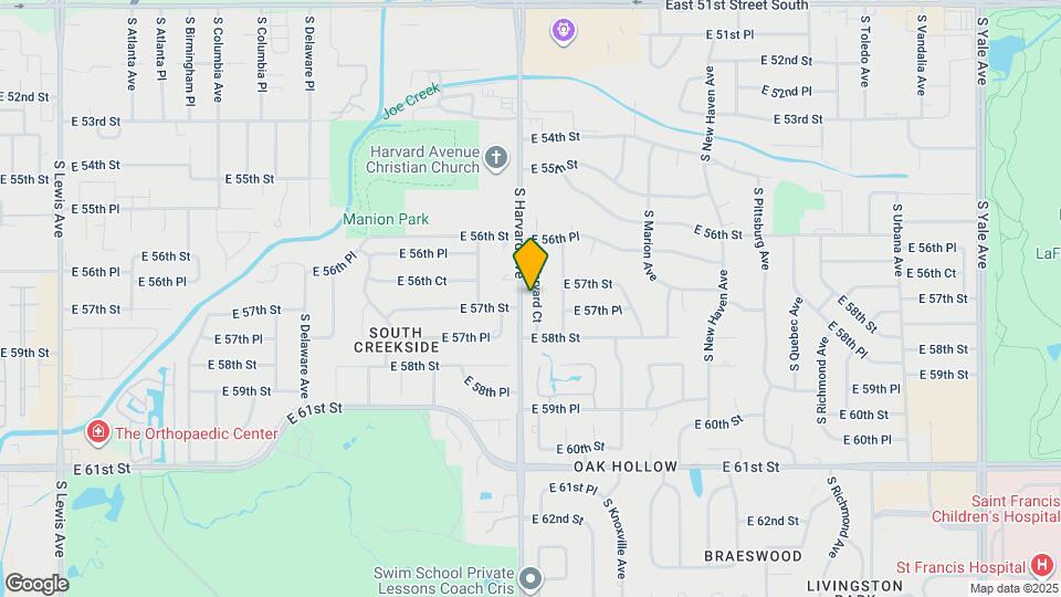 5706 S Harvard Ct Map and Location Details
