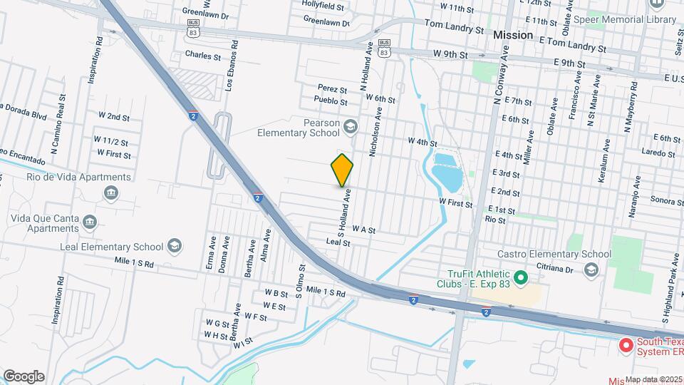 102 S Holland Ave Map and Location Details