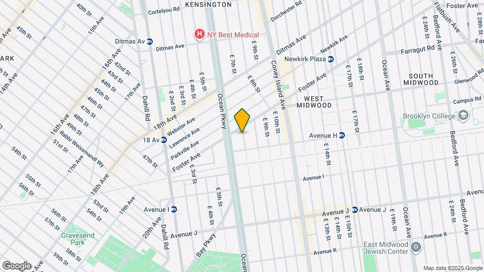 868 E 7th St Map and Location Details