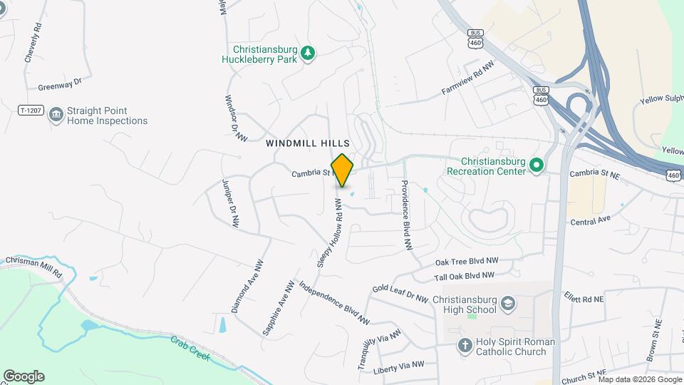 1655 Sleepy Hollow Rd NW Map and Location Details