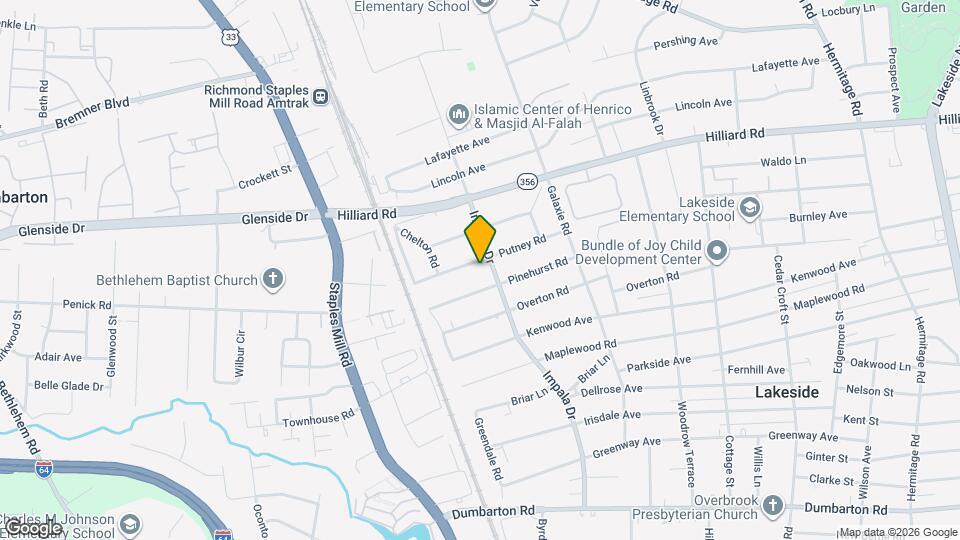 3005 Putney Rd Map and Location Details