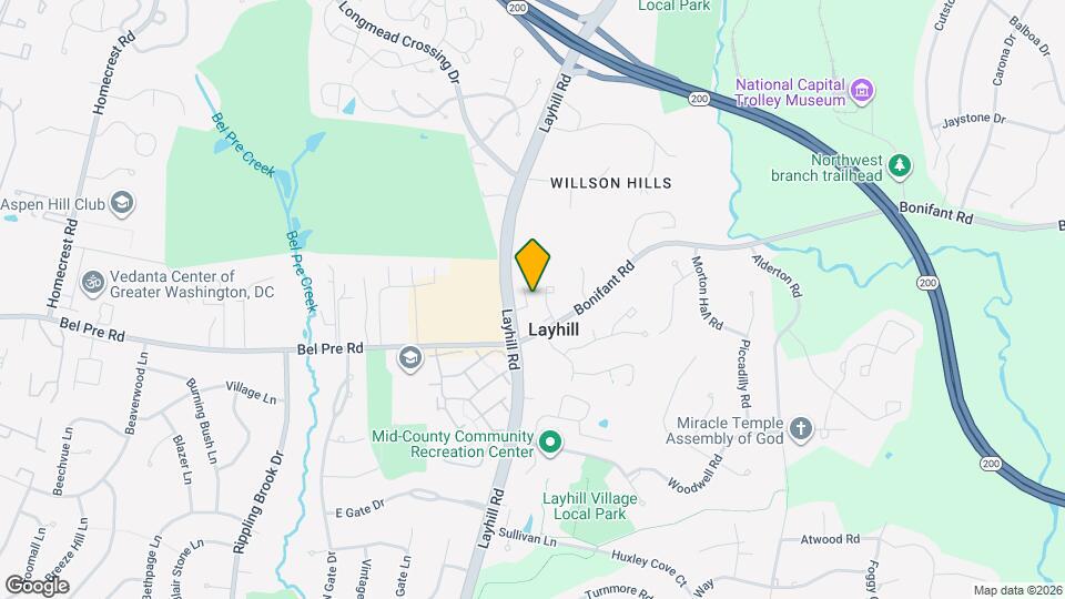 14423 Bakersfield Ct Map and Location Details