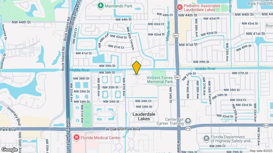 4522 NW 36th Ct Map and Location Details