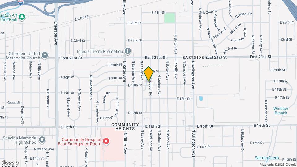 5652 E 19th St, Unit 2 Map and Location Details