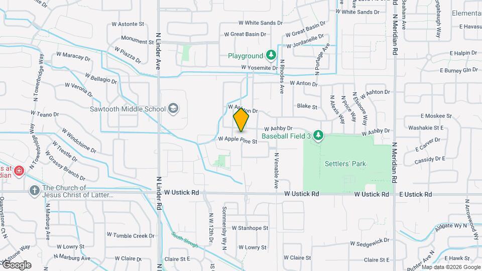 1046 W Apple Pine St Mapa y Detalles de la Ubicación