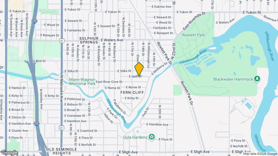 1713 E Idell St Mapa y Detalles de la Ubicación