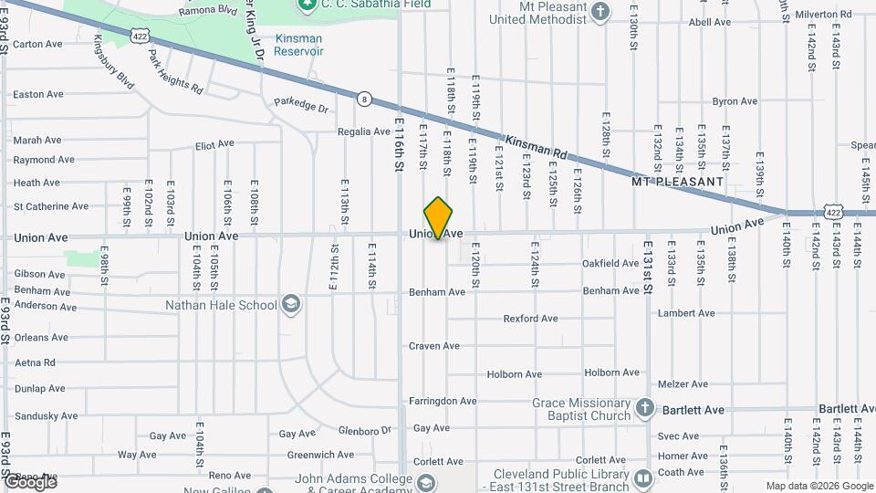 3514 E 118th St Map and Location Details