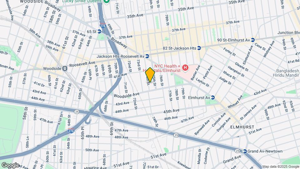 4151 74th St Map and Location Details