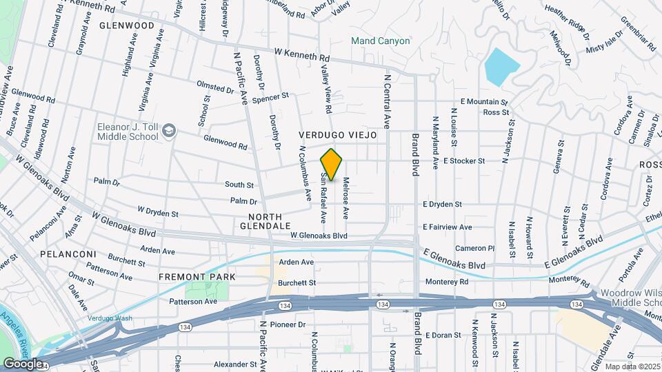 1124 San Rafael Ave Map and Location Details