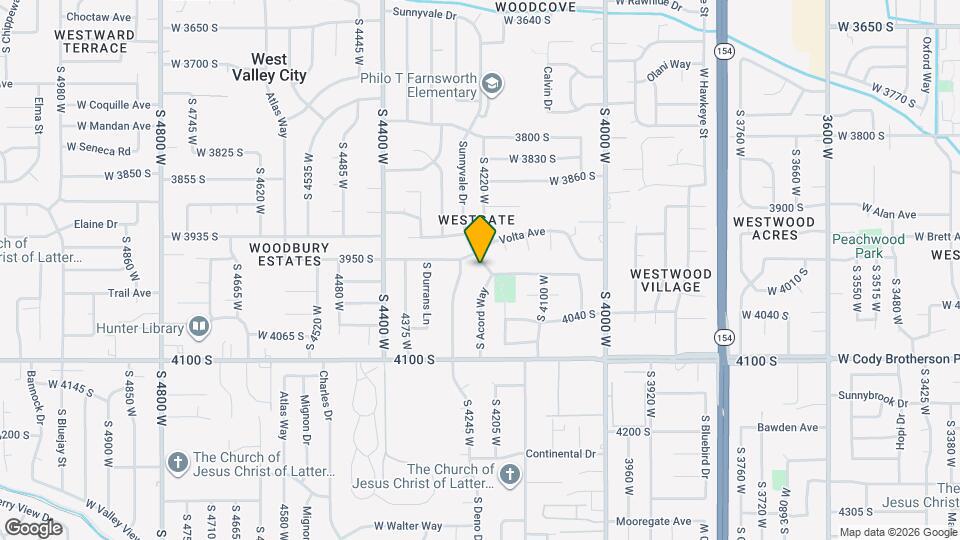 3978 S Sunnyvale Dr Map and Location Details