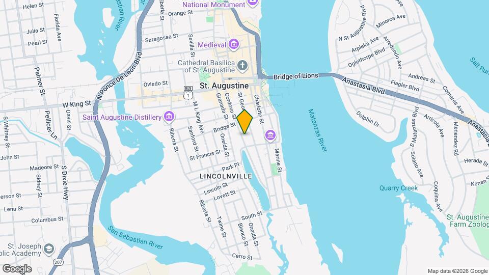 171 Cordova St Mapa y Detalles de la Ubicación