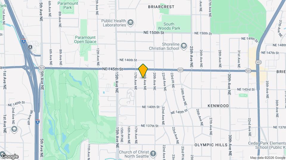 14325 19th Ave NE Map and Location Details