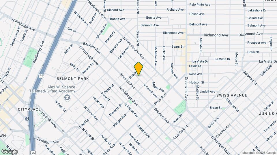 2020 N Garrett Ave Map and Location Details