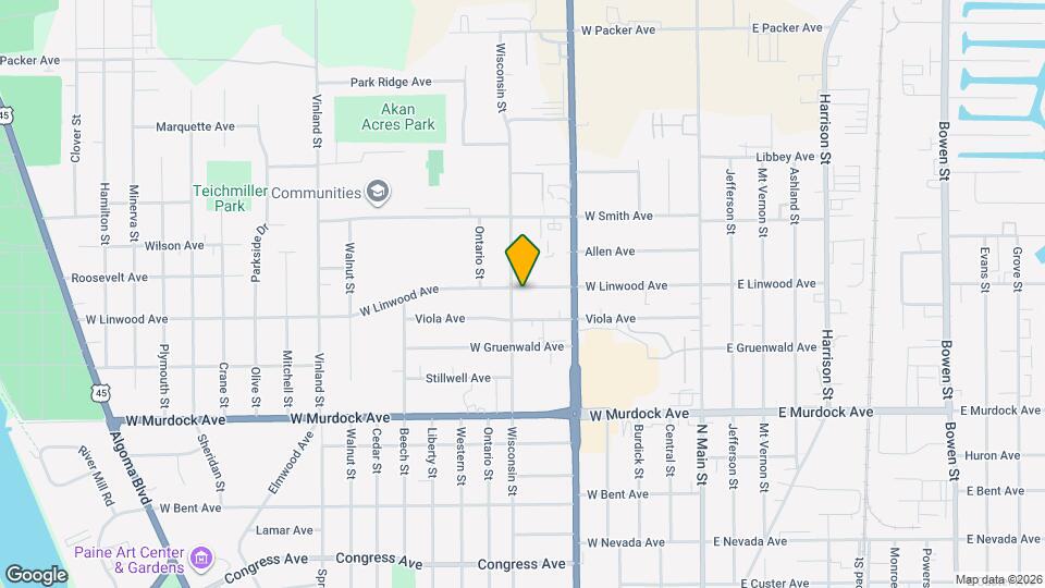 2020 Wisconsin St Map and Location Details