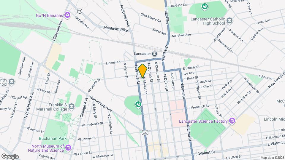 860 N Market St Map and Location Details