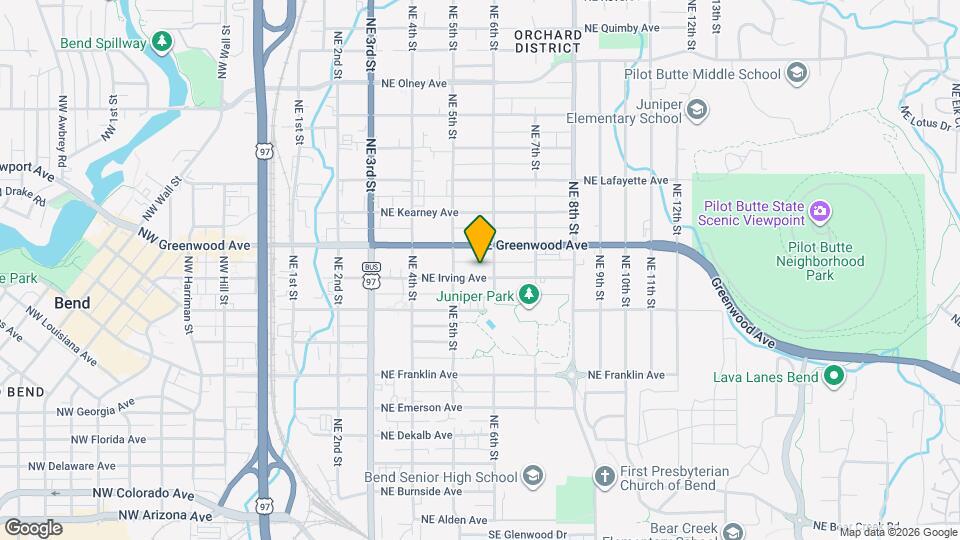 554 NE Irving Ave Map and Location Details