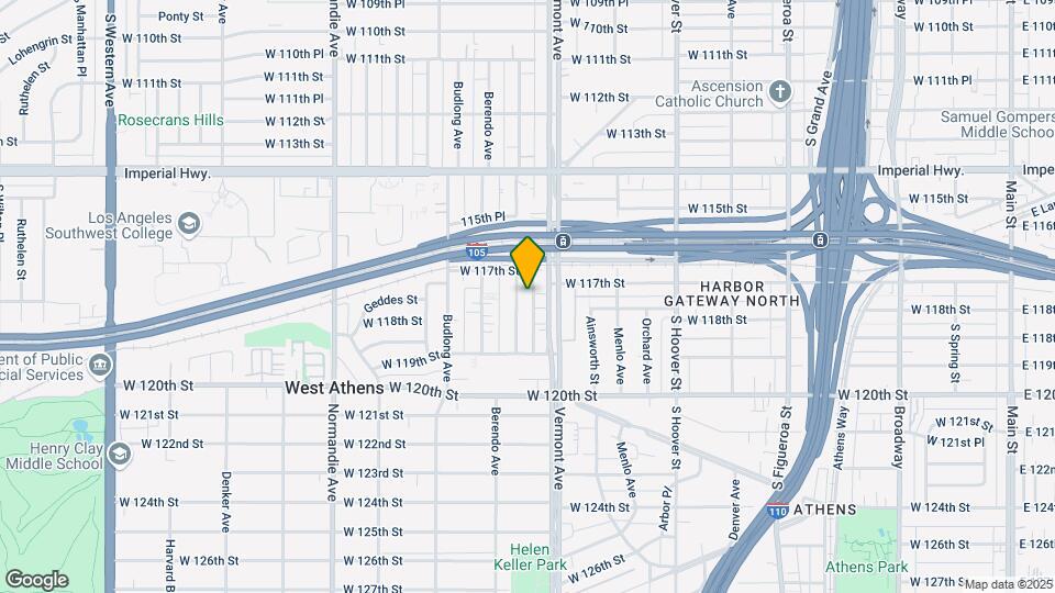 11730 S New Hampshire Ave Map and Location Details