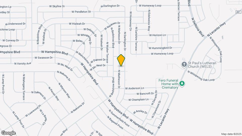 6173 N Matheson Dr Map and Location Details